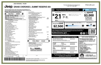 2025 Jeep Grand Cherokee L Summit Reserve
