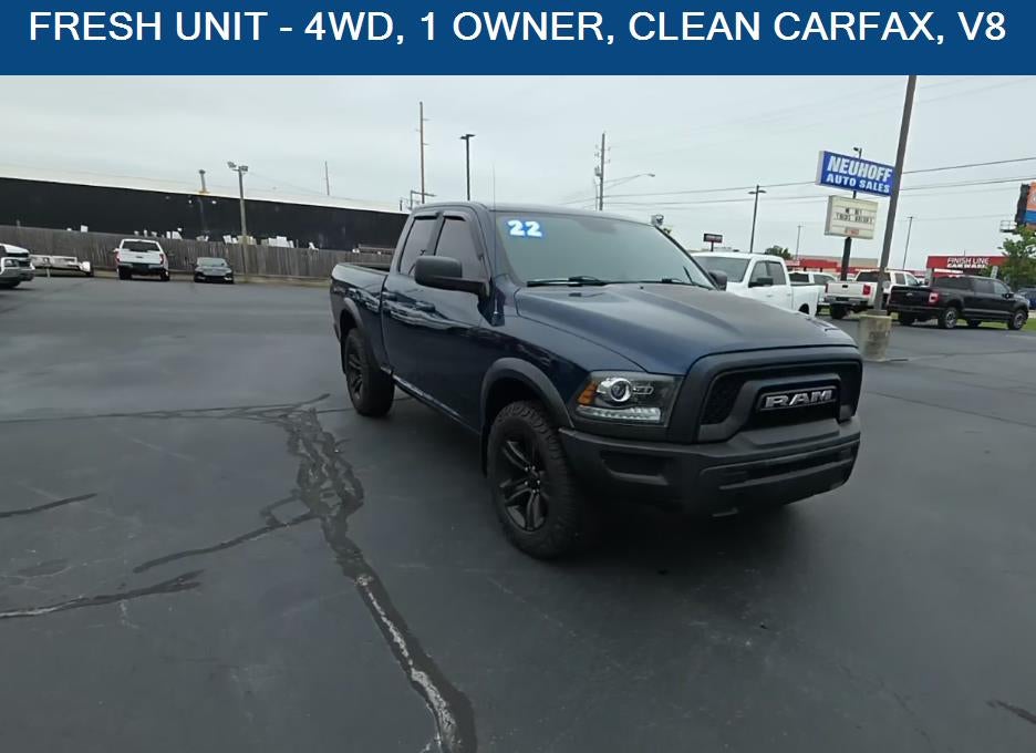 2022 RAM 1500 CLASSIC WARLOCK 4X4 QUAD CAB 6'4