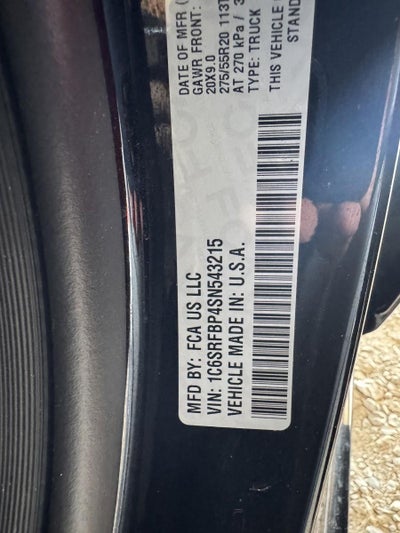 2025 RAM 1500 Big Horn