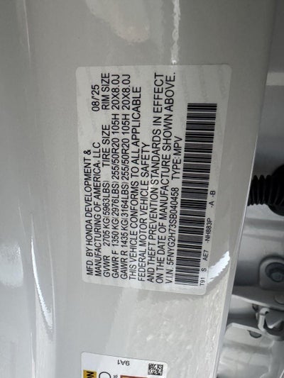 2025 Honda Pilot Touring