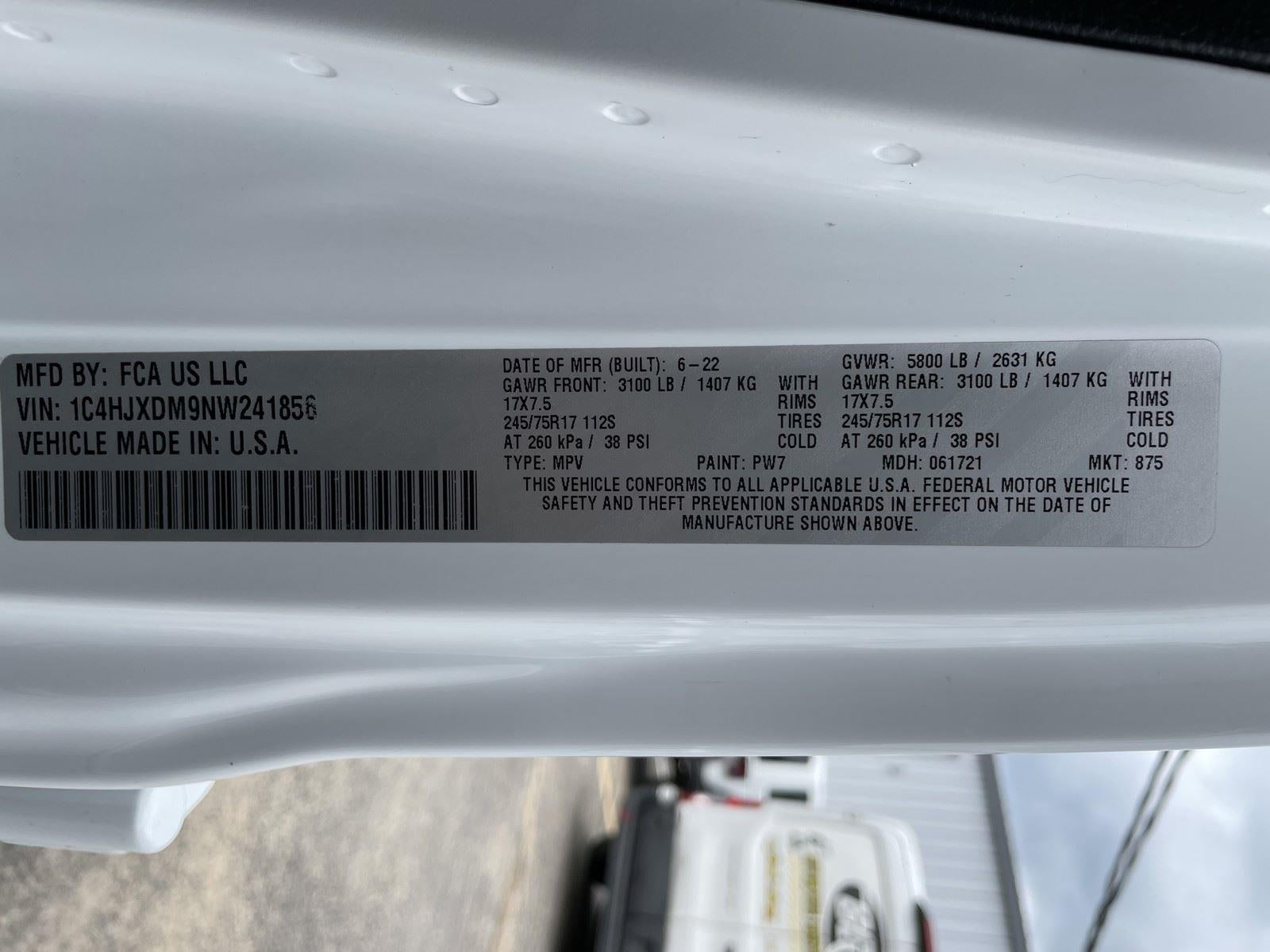 2022 Jeep Wrangler Unlimited Sport S