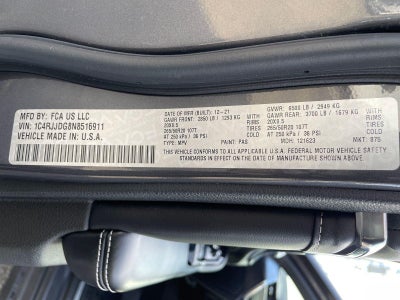 2022 Jeep Grand Cherokee L Overland