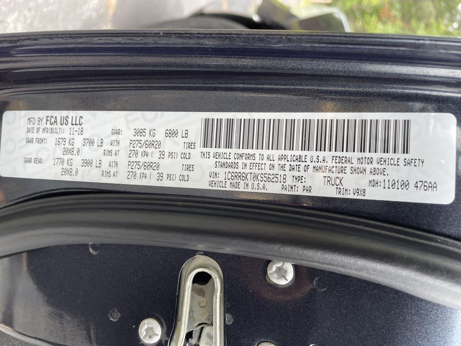 2019 RAM 1500 Classic Tradesman