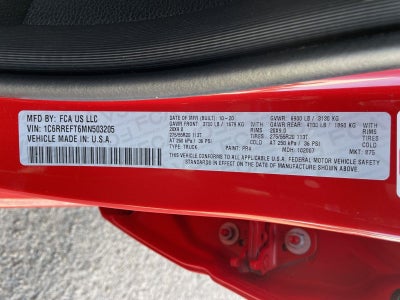 2021 RAM 1500 Lone Star