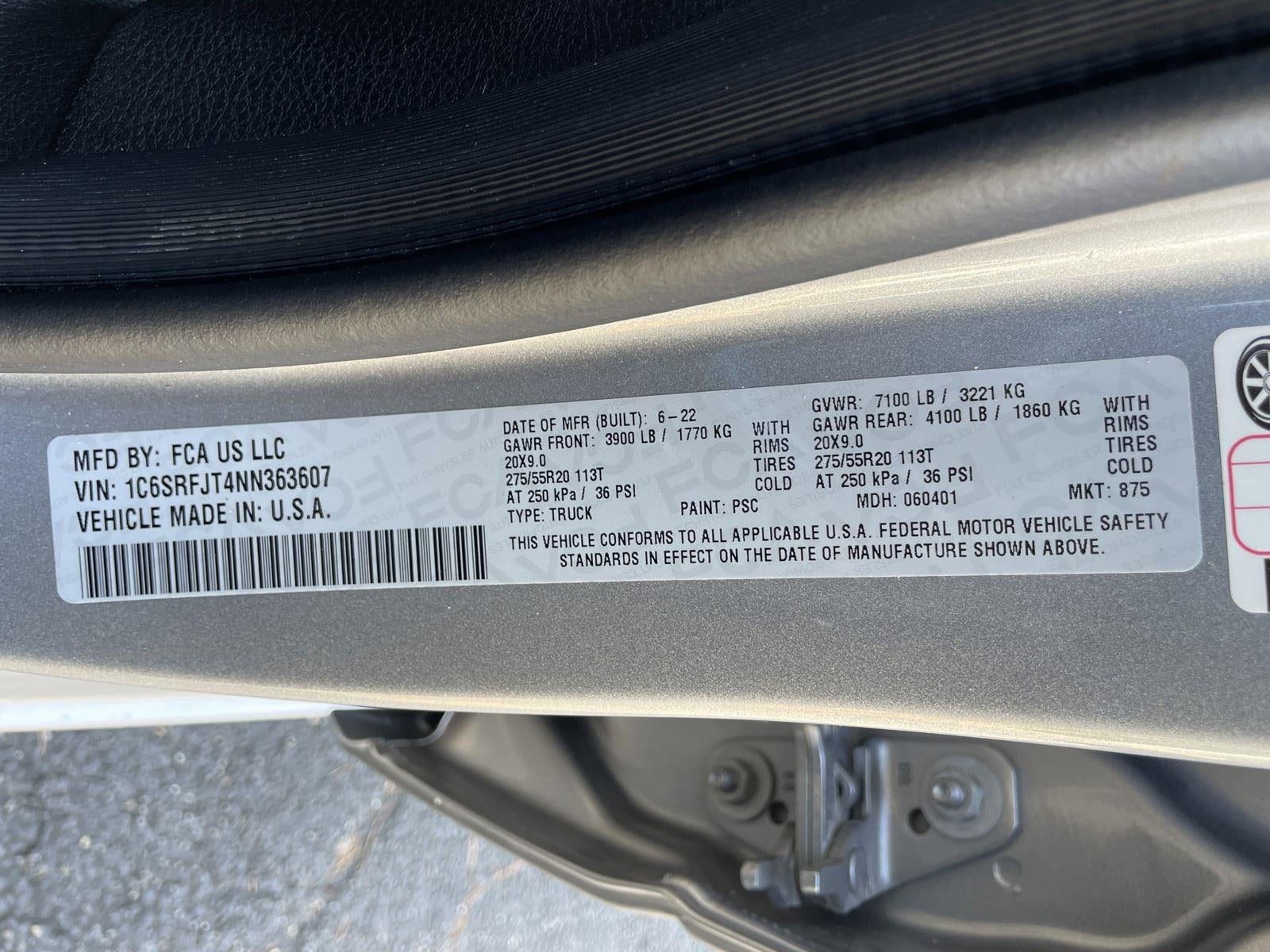 2022 RAM 1500 Laramie