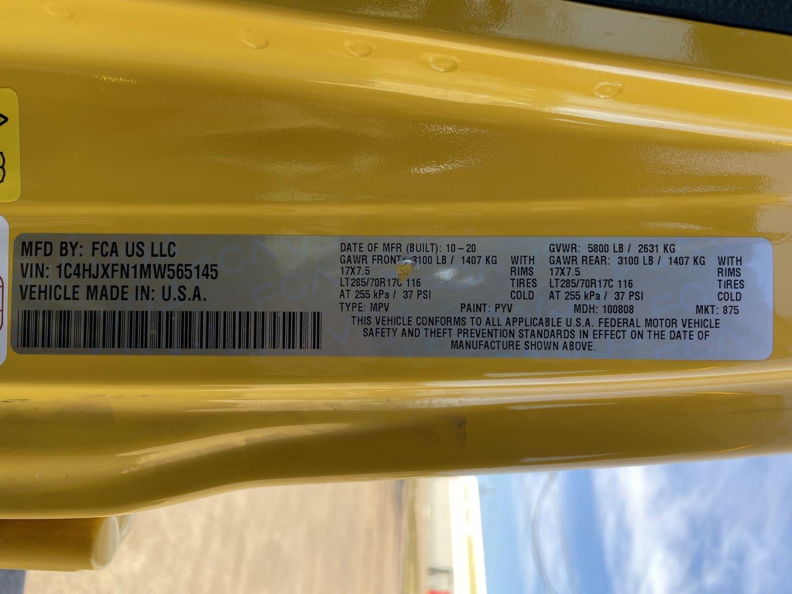 2021 Jeep Wrangler Unlimited Rubicon