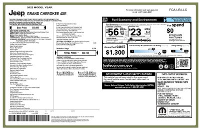 2022 Jeep Grand Cherokee 4Xe 4X4