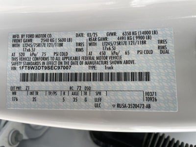 2025 Ford Super Duty F-350 DRW XLT