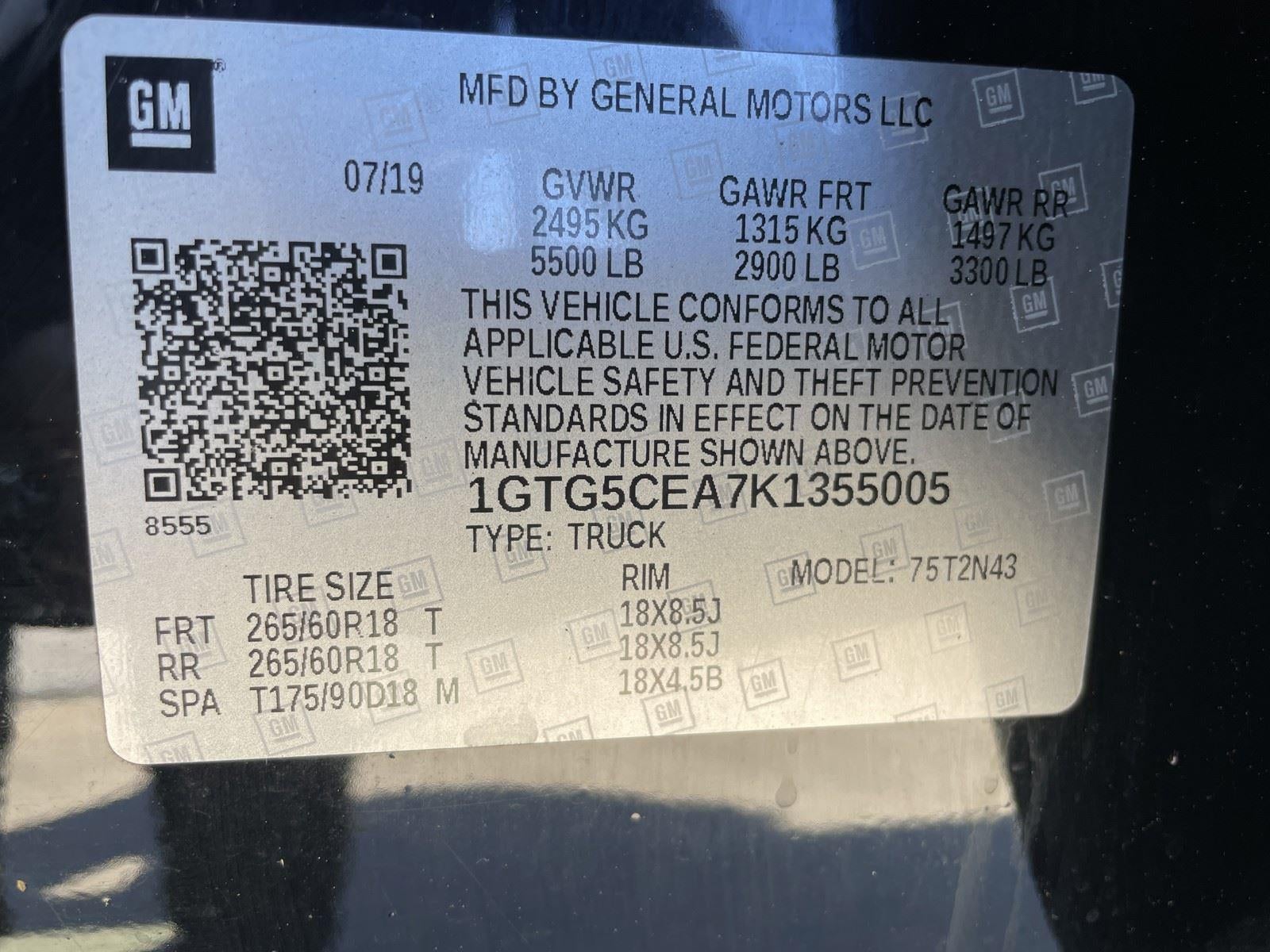2019 GMC Canyon 2WD SLE