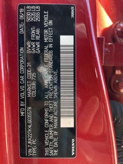 2020 Volvo S60 Momentum