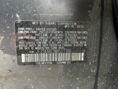 2021 Subaru Forester Sport