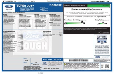 2021 Ford Super Duty F-350 SRW King Ranch