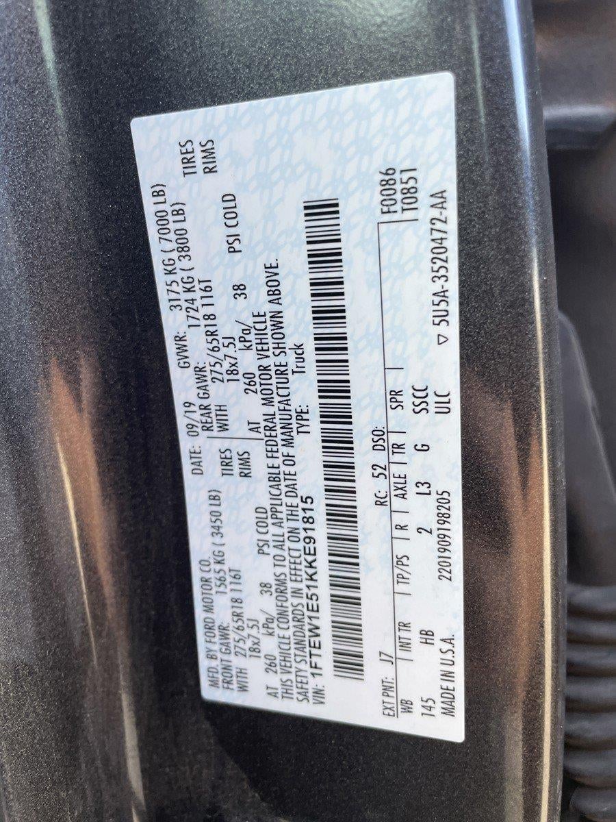 2019 Ford F-150 LARIAT