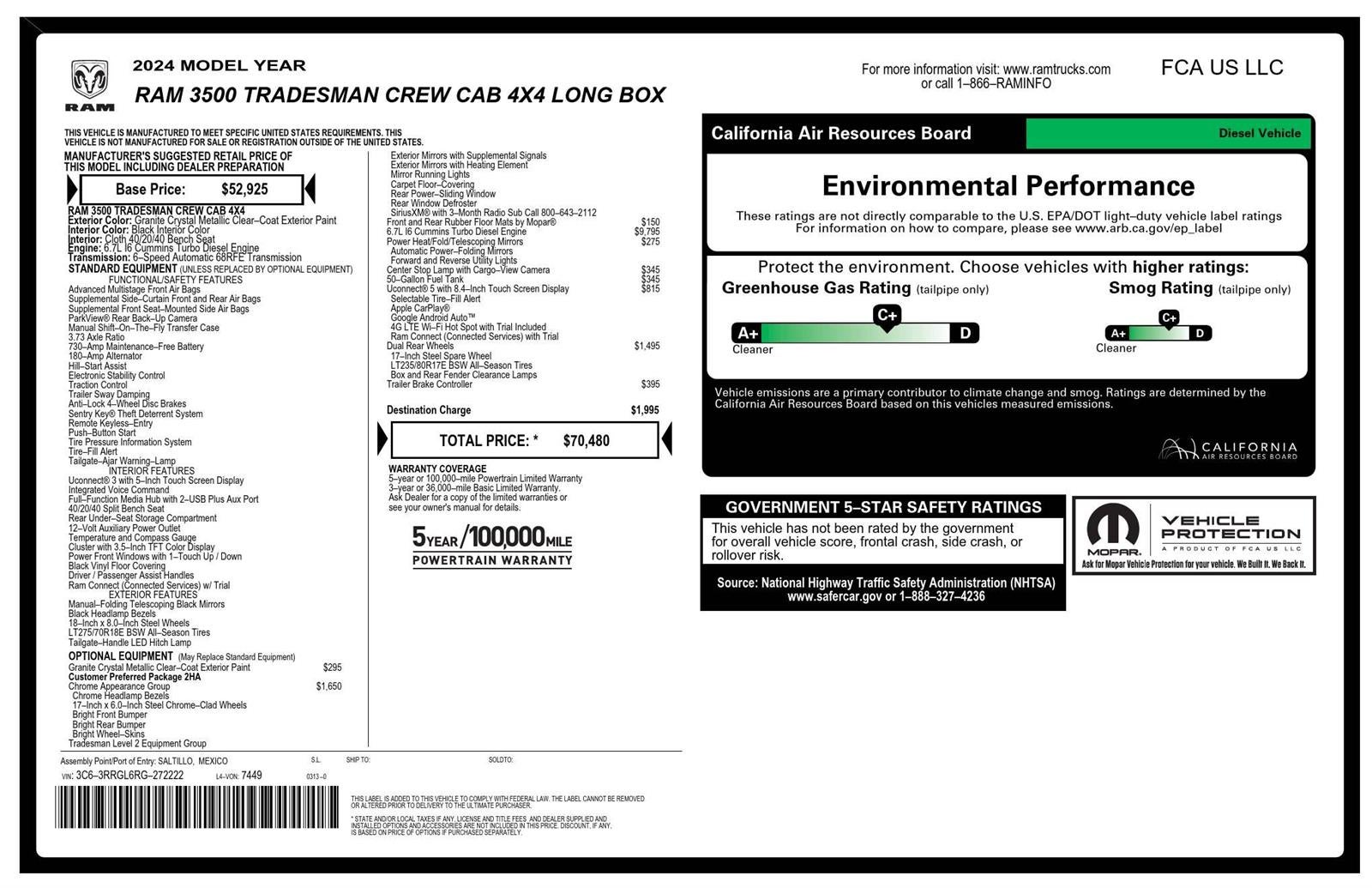 2024 RAM 3500 Tradesman