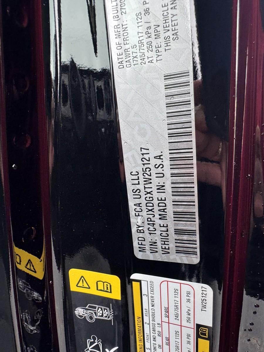 2026 Jeep Wrangler WRANGLER 4-DOOR SPORT S