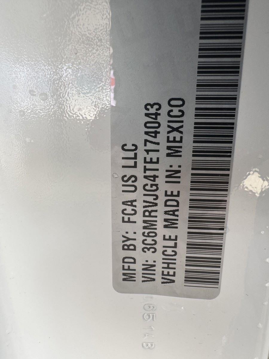 2026 RAM Ram ProMaster RAM PROMASTER 3500 TRADESMAN CARGO VAN HIGH ROOF 159' WB EXT