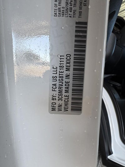 2026 RAM Ram ProMaster RAM PROMASTER 3500 TRADESMAN CARGO VAN HIGH ROOF 159' WB EXT