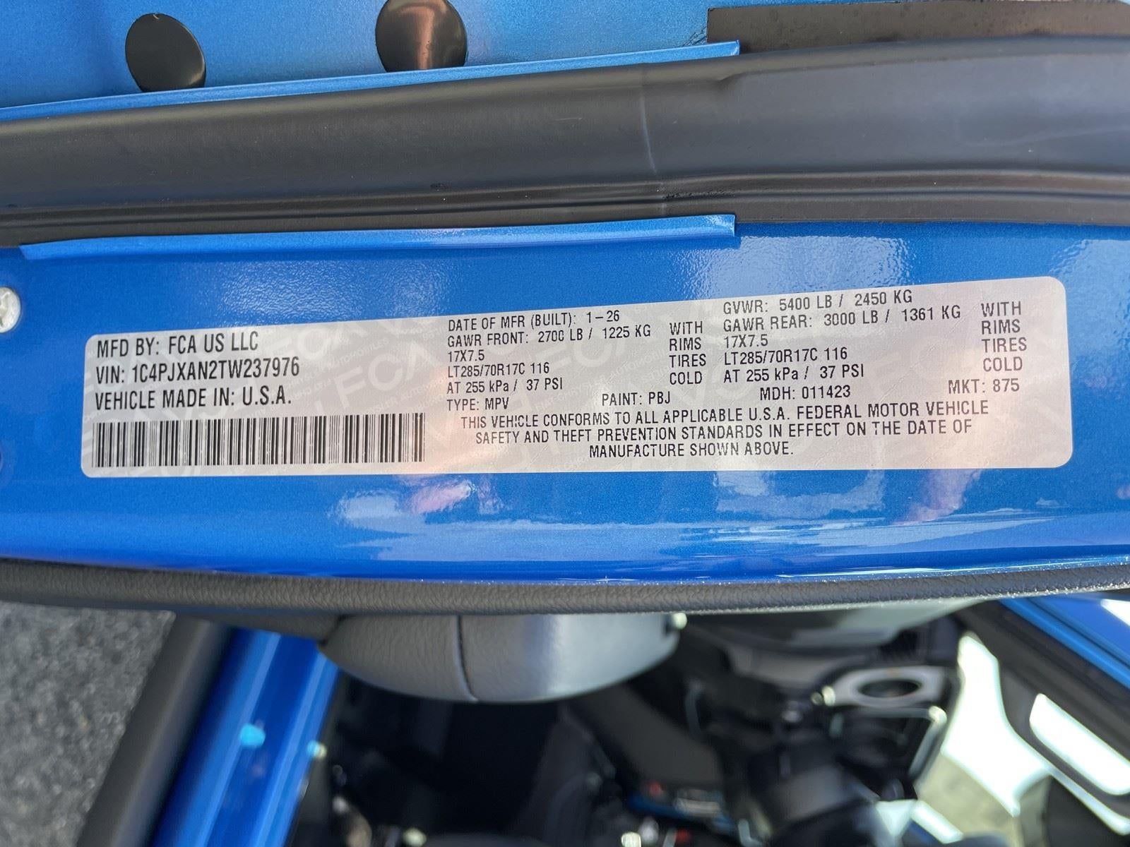 2026 Jeep Wrangler WRANGLER 2-DOOR WILLYS