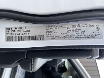 2026 Jeep Grand Cherokee GRAND CHEROKEE L LIMITED 4X4