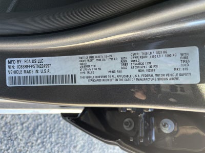 2026 RAM Ram 1500 RAM 1500 LONE STAR CREW CAB 4X4 5'7' BOX