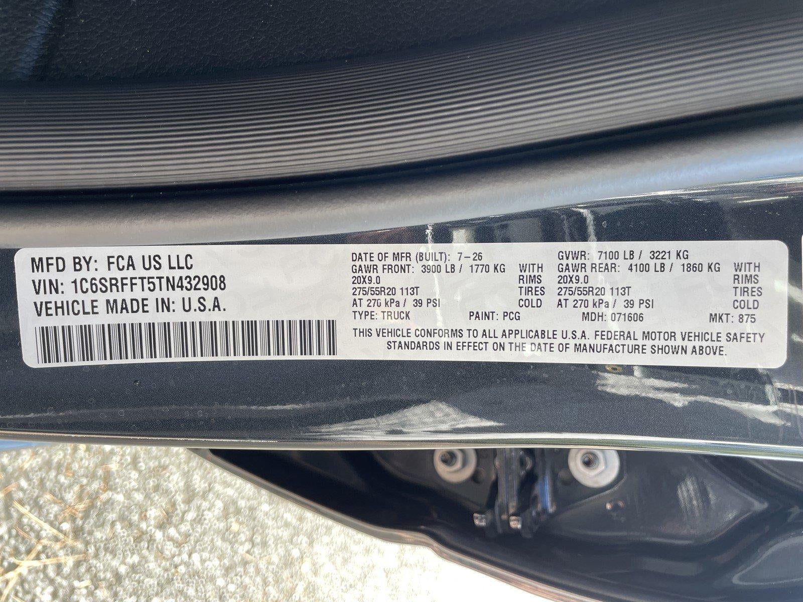 2026 RAM Ram 1500 RAM 1500 LONE STAR CREW CAB 4X4 5'7' BOX
