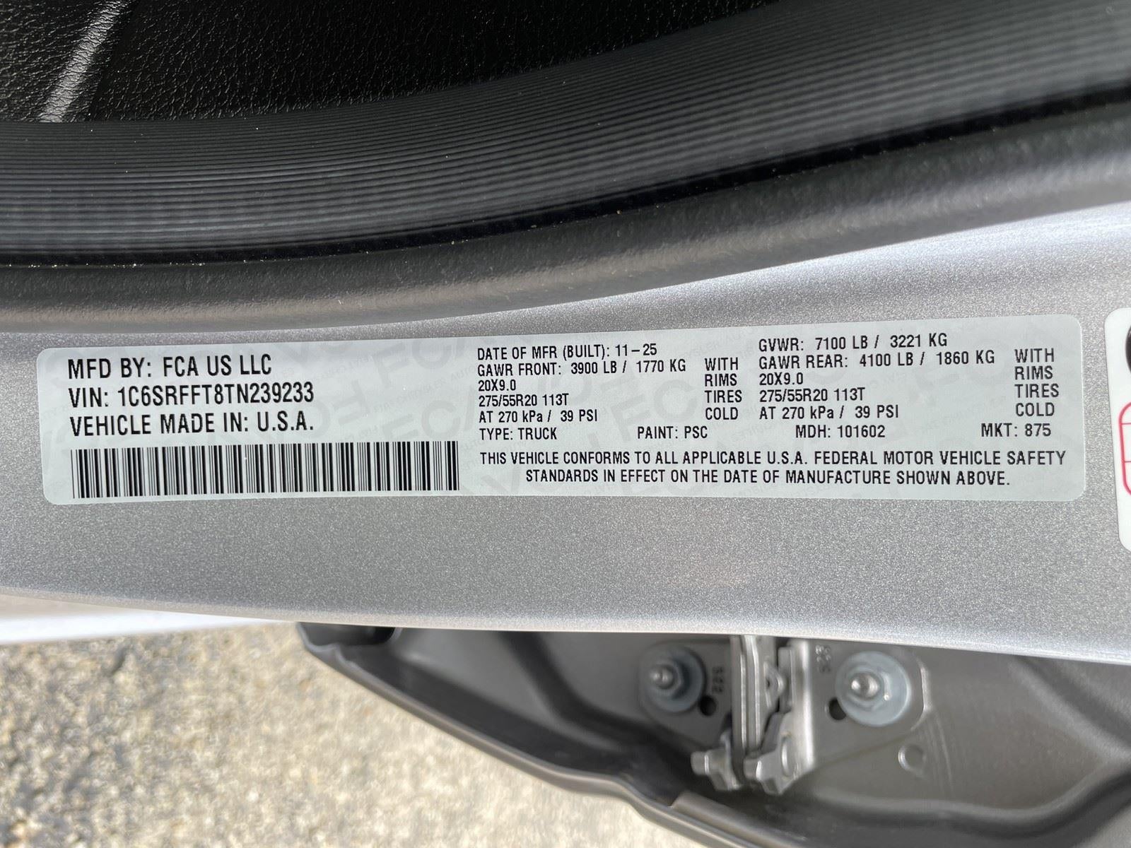 2026 RAM Ram 1500 RAM 1500 LONE STAR CREW CAB 4X4 5'7' BOX