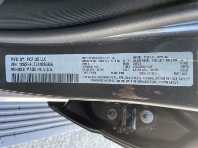 2026 RAM Ram 1500 RAM 1500 LARAMIE CREW CAB 4X4 5'7' BOX