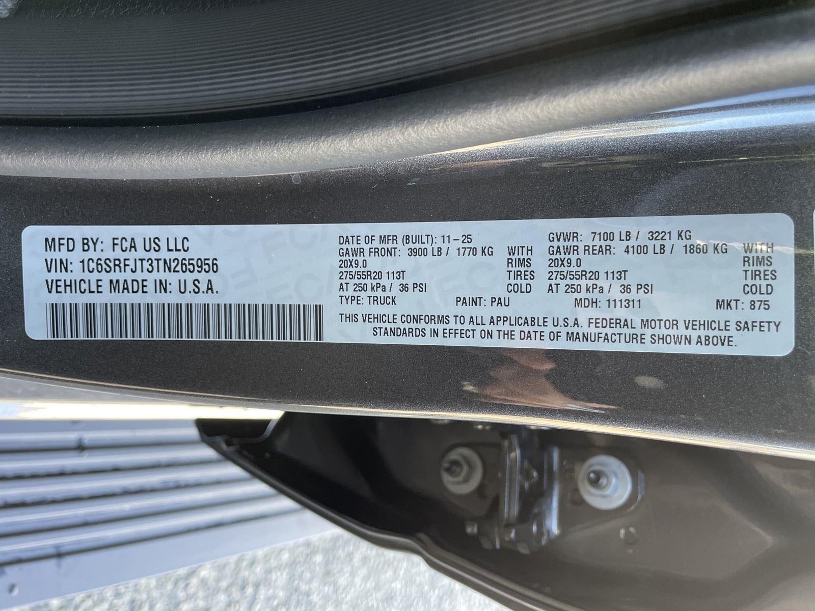 2026 RAM Ram 1500 RAM 1500 LARAMIE CREW CAB 4X4 5'7' BOX