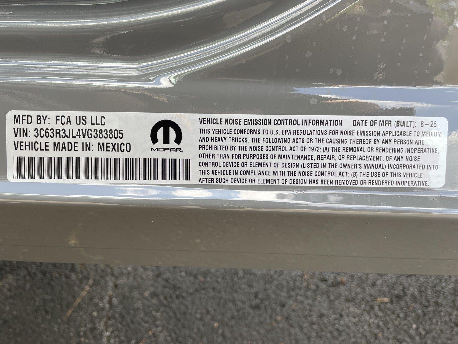 2027 RAM Ram 3500 RAM 3500 LARAMIE CREW CAB 4X4 8' BOX