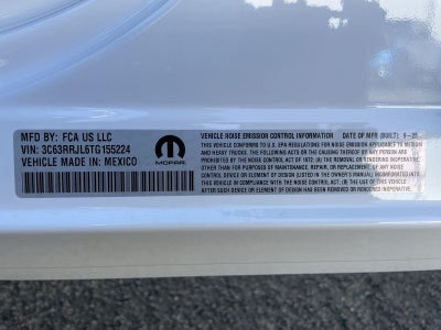 2026 RAM Ram 3500 RAM 3500 LARAMIE CREW CAB 4X4 8' BOX