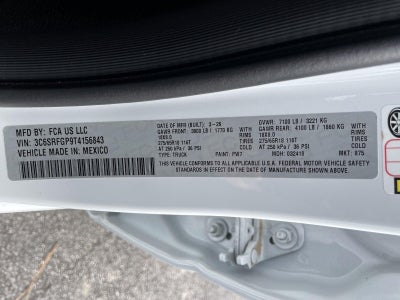 2026 RAM Ram 1500 RAM 1500 TRADESMAN CREW CAB 4X4 5'7' BOX