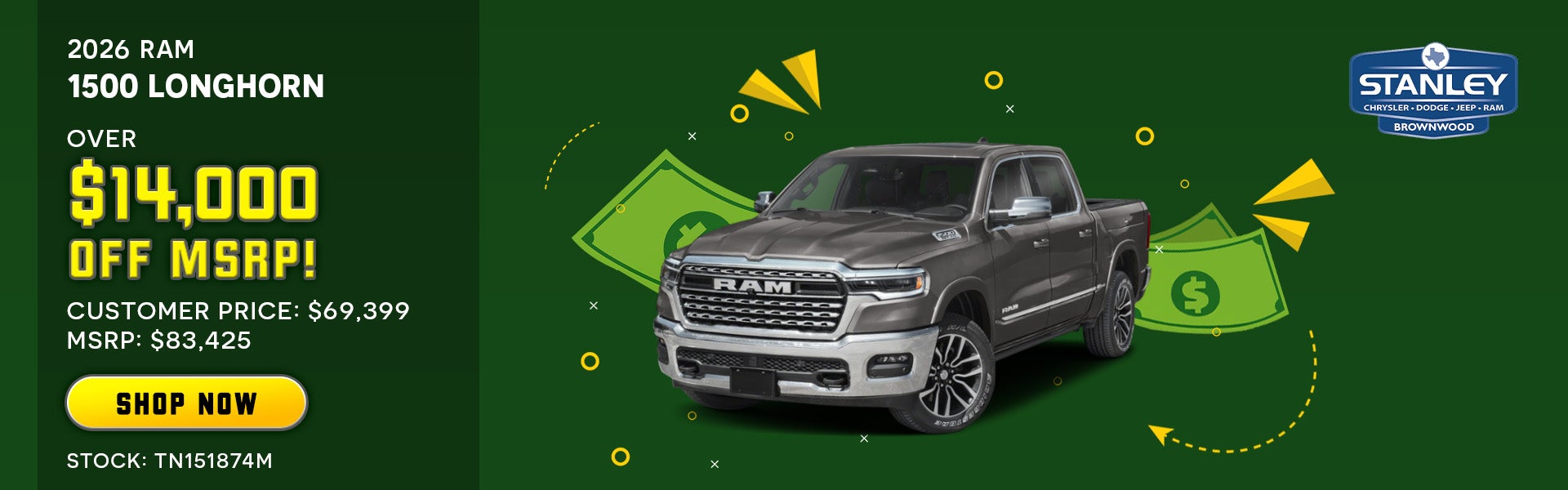 1500 Longhorn MSRP Deal