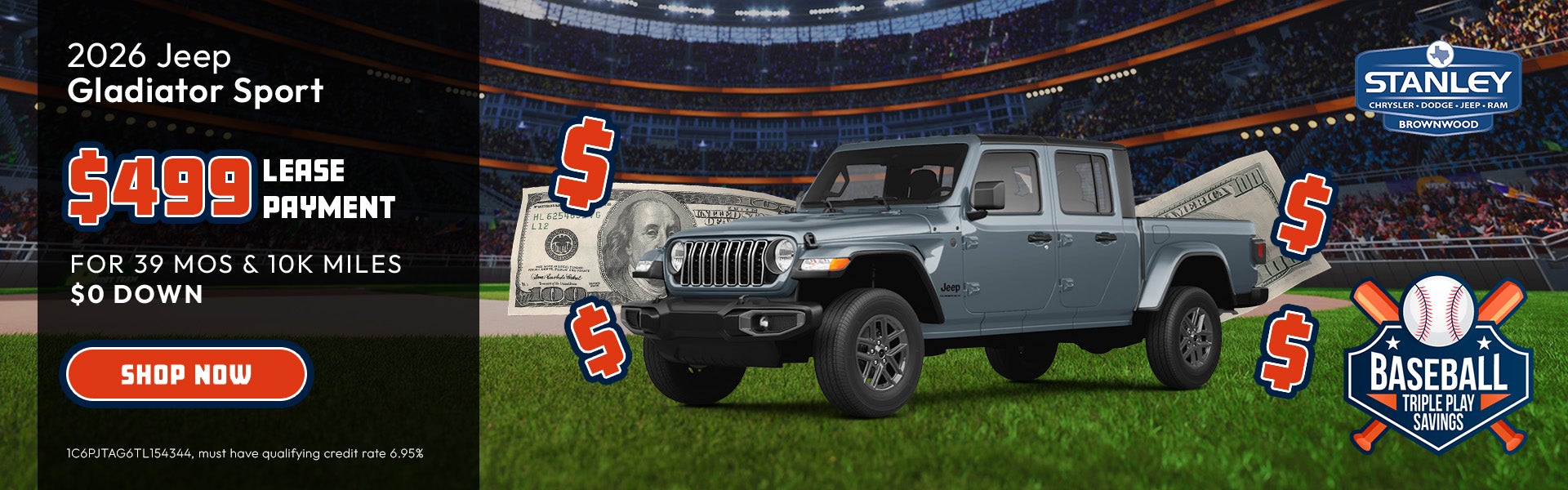 Jeep Gladiator Sport Offer
