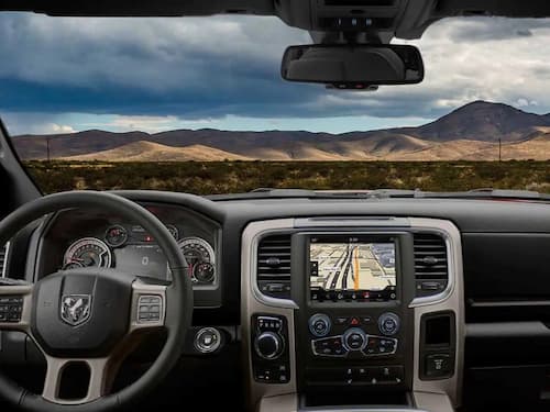 2023 RAM 1500 Classic view of dash area