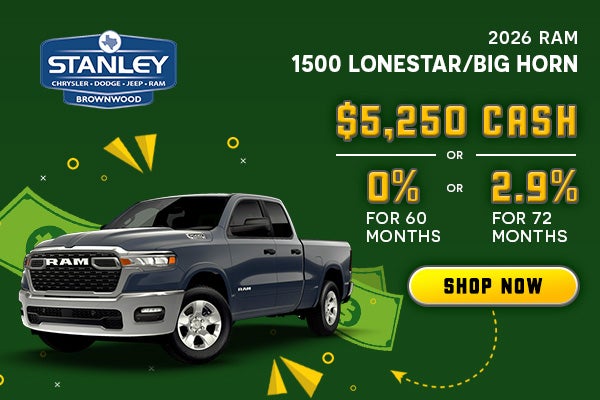 Lonestar/Big horn Cash and APR Offer